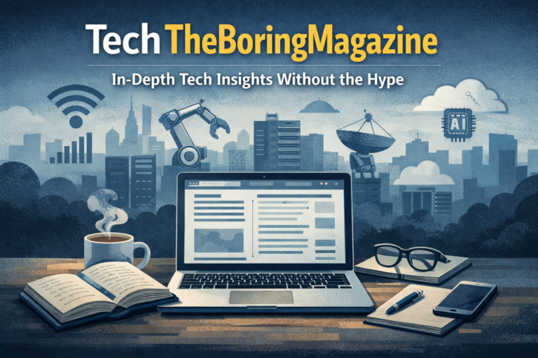 Tech TheBoringMagazine Explained: A Calm and Credible Tech Media Model