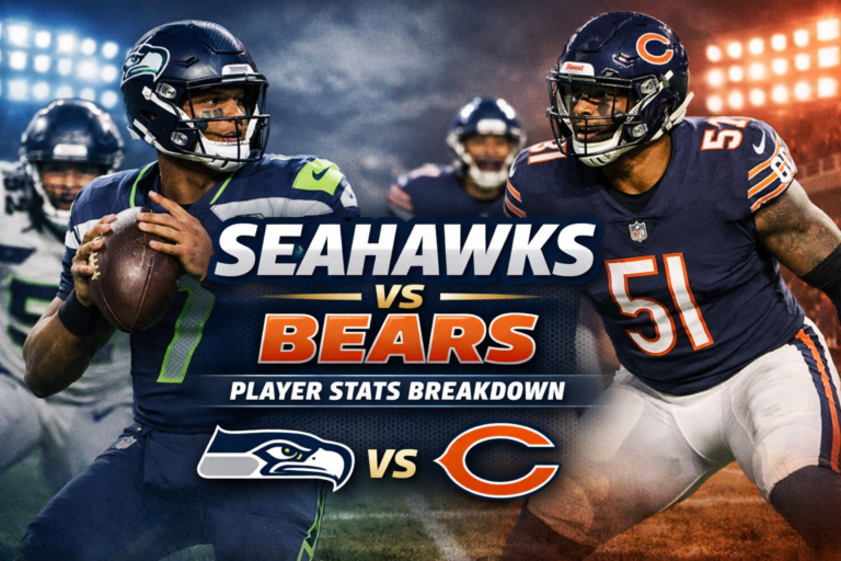 Seahawks vs Chicago Bears Match Player Stats Breakdown