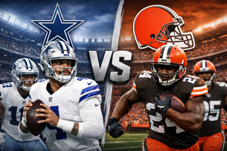 Dallas Cowboys vs Cleveland Browns Match Player Stats Explained