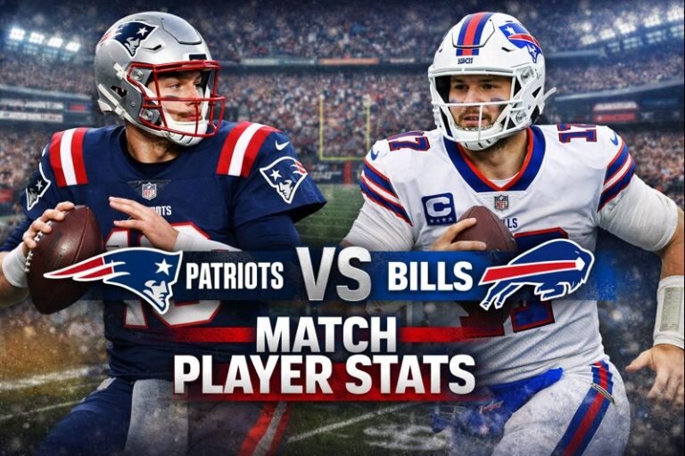 Patriots vs Bills Match Player Stats Breakdown