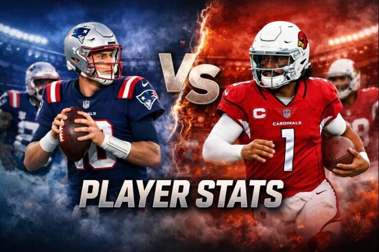 New England Patriots vs Arizona Cardinals Match Player Stats
