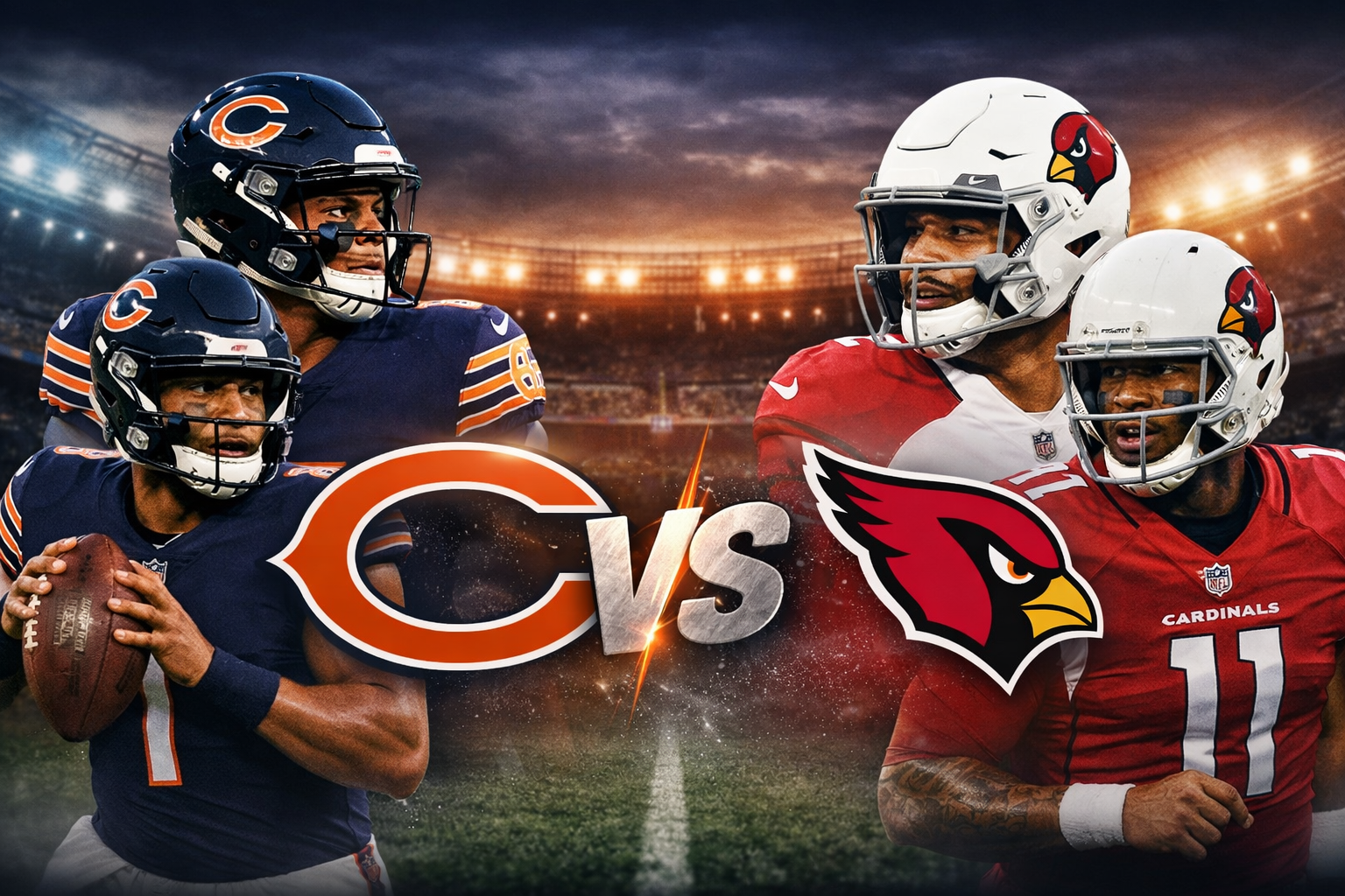 Chicago Bears vs Arizona Cardinals Match Player Stats