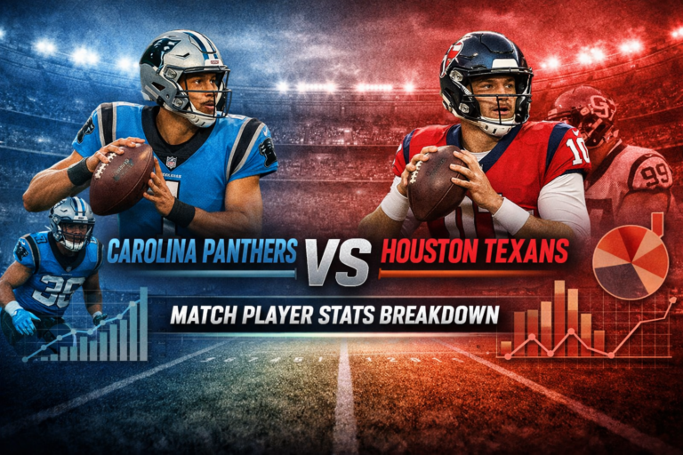 Carolina Panthers vs Texans Match Player Stats Breakdown