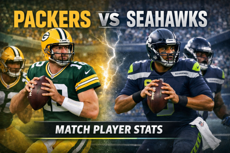 Green Bay Packers vs Seahawks Match Player Stats