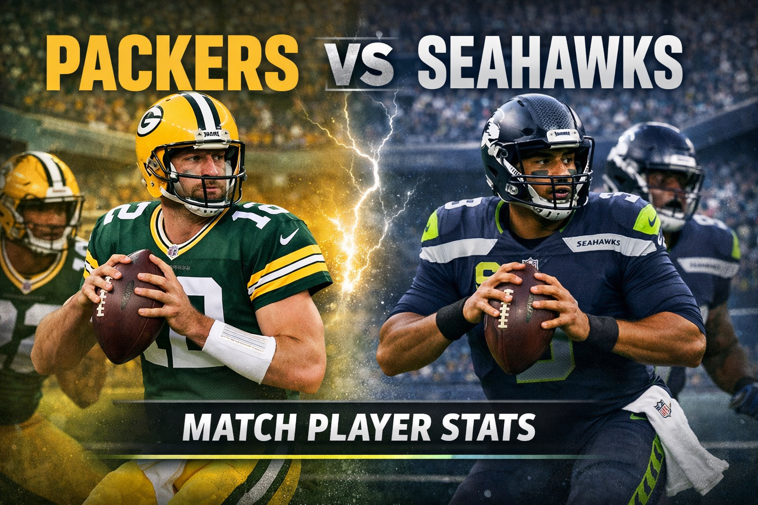 Green Bay Packers vs Seahawks Match Player Stats