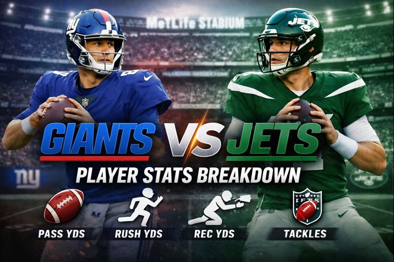 New York Giants vs New York Jets Match Player Stats Explained