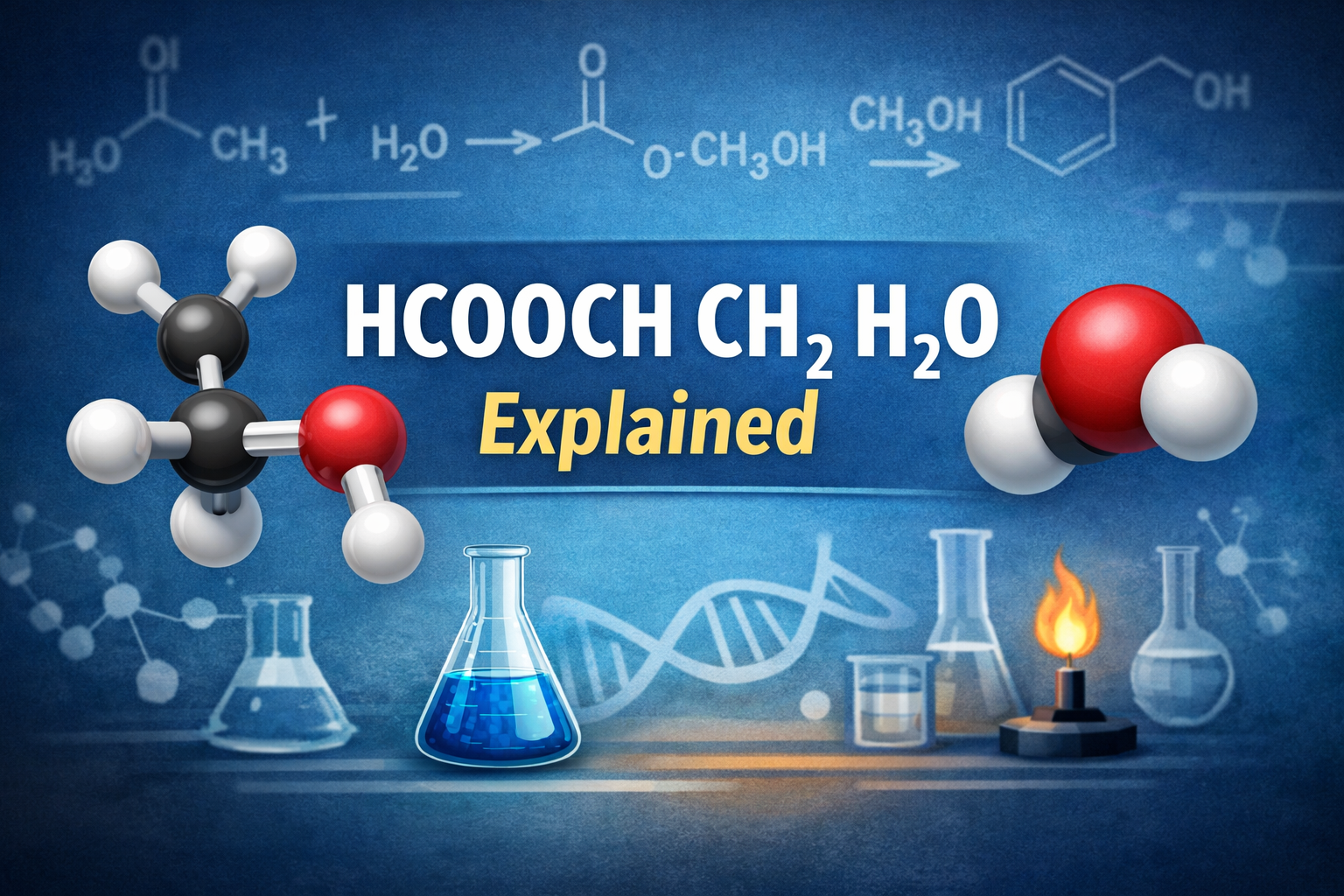 HCOOCH CH2 H2O Meaning, Chemistry, and Practical Context