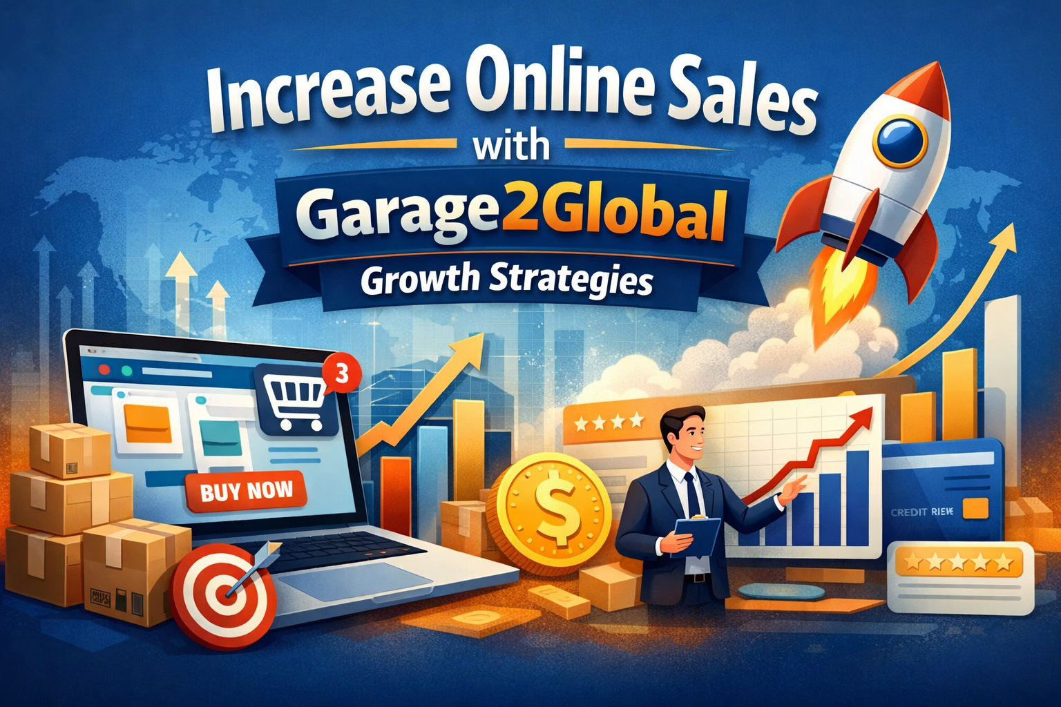Increase Online Sales with Garage2Global Growth Strategies